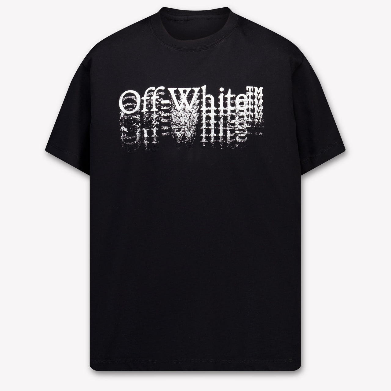 Off-White Kinder Jongens T-Shirt In Zwart