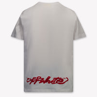 Off-White Kinder Jongens T-Shirt In Wit