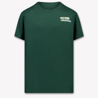 Off-White Boys T-Shirt in Dark Green