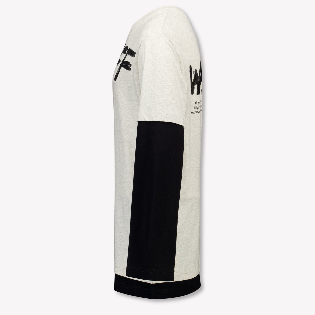 Off-White Kinder Jongens T-Shirt In Grijs