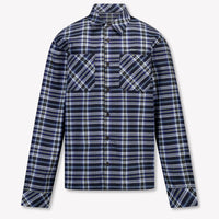 Off-White Kids Boys Blouse In Navy