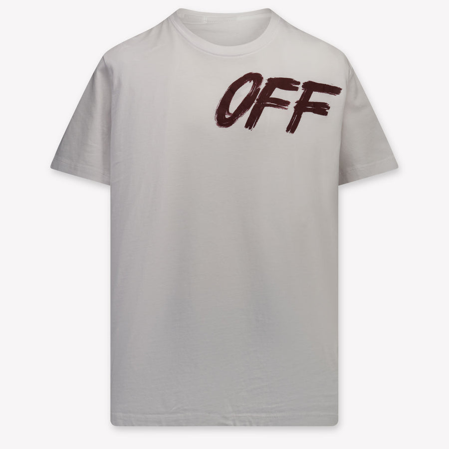 Off-White Kinder Unisex T-Shirt In Wit