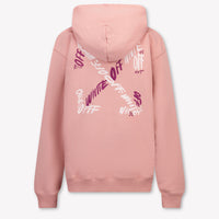 Off-White Girls Sweater in Light Pink