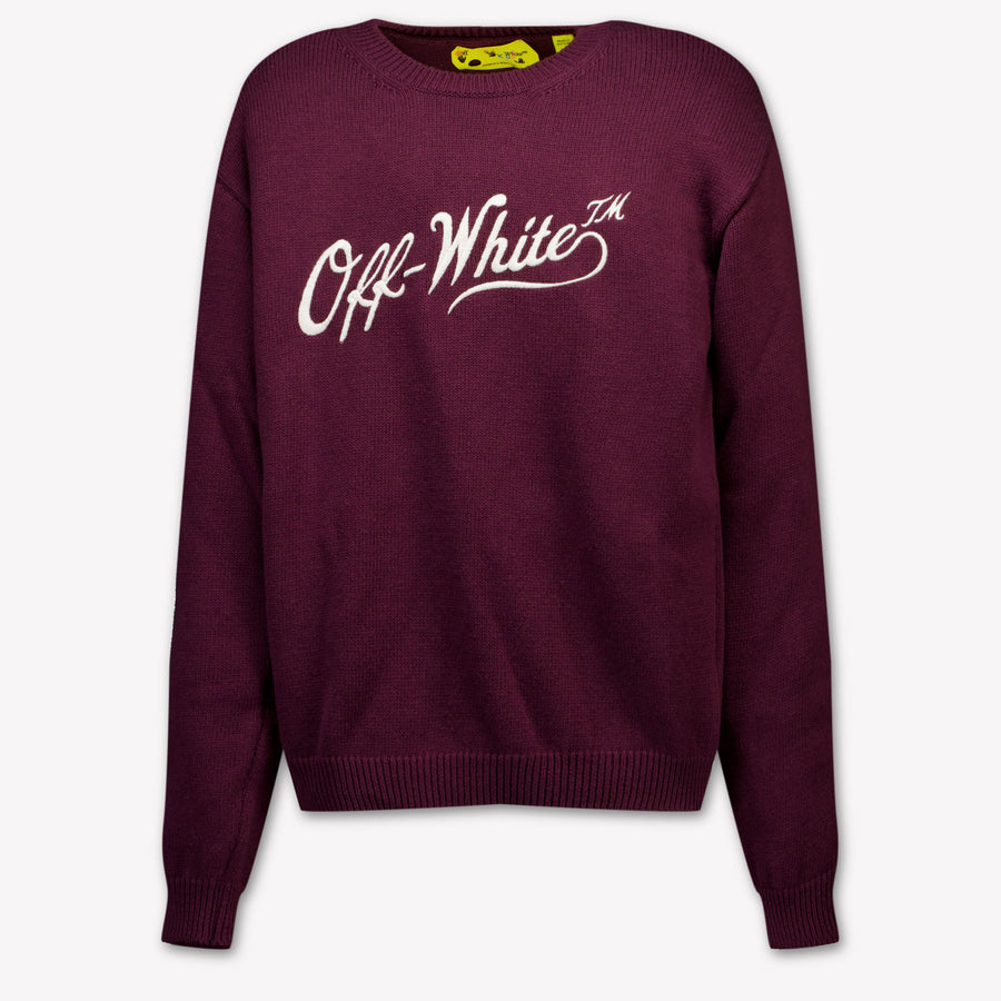 Off-White Kinder Meisjes Trui In Bordeaux