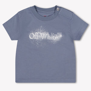 Off-White Baby Jongens T-Shirt In Licht Grijs