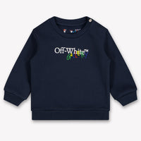 Off-White Baby Jongens Trui In Navy