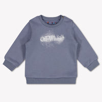 Off-White Baby Jongens Trui In Blauw