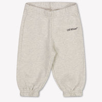 Off-White Baby Boys Pants In Gray
