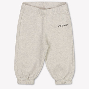 Off-White Baby Boys Pants In Gray