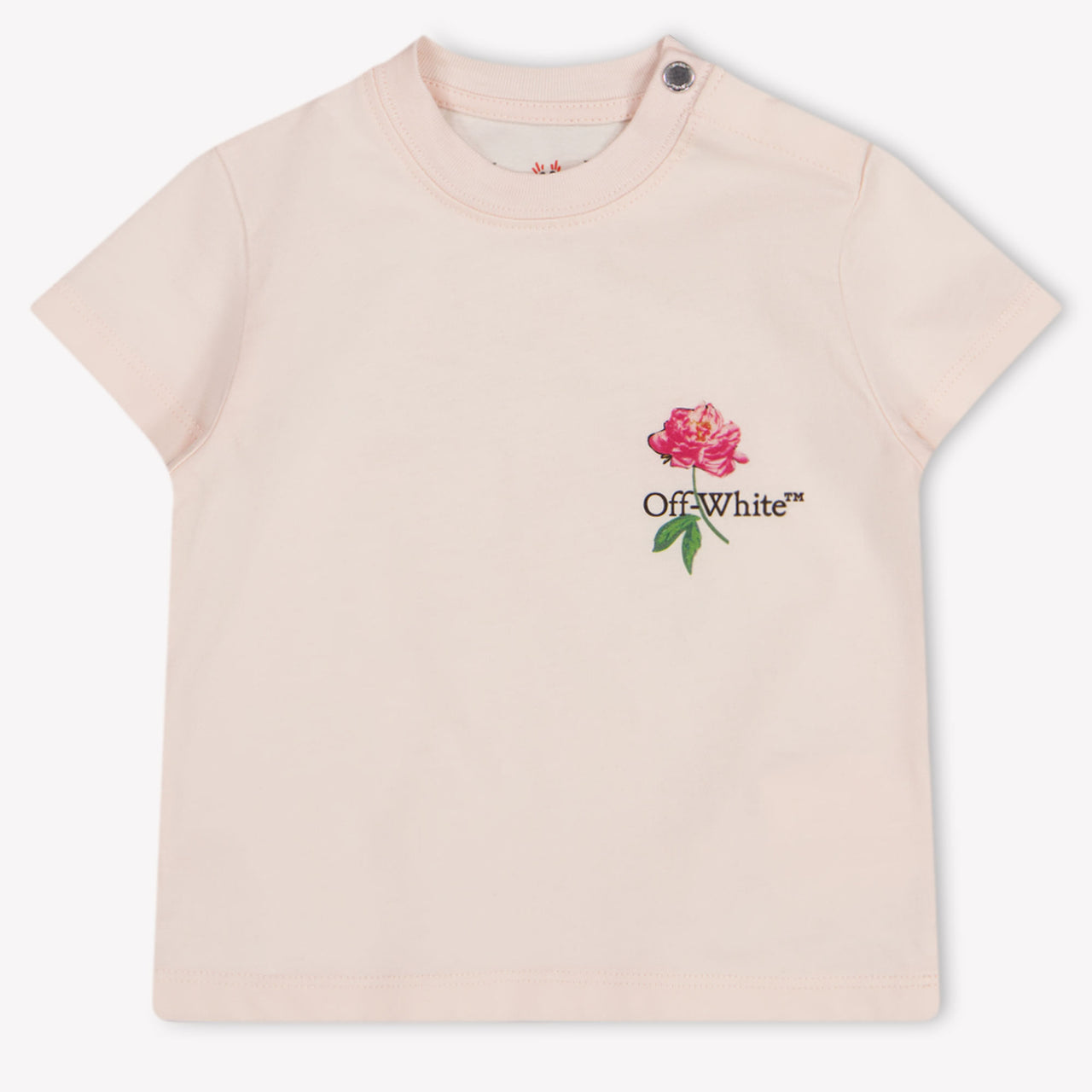 Off-White Baby Meisjes T-Shirt In Licht Roze