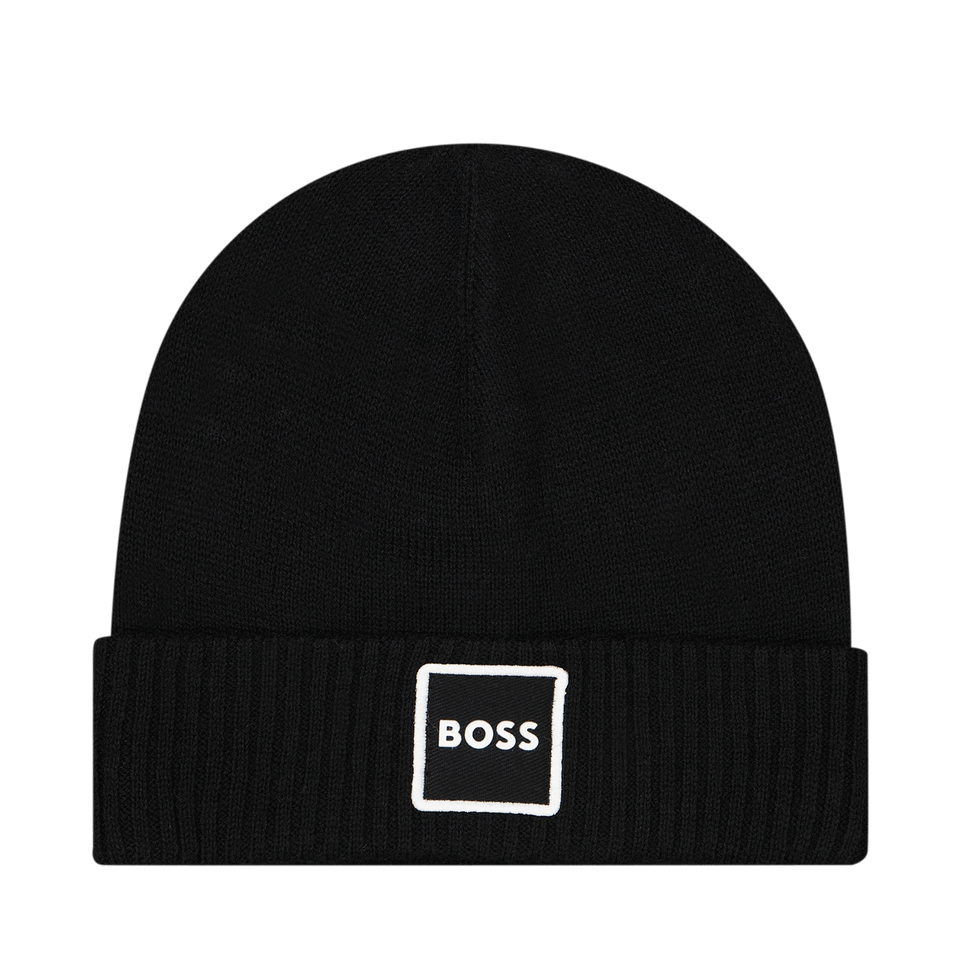 Boss Baby Jongens Muts Zwart 12 mnd