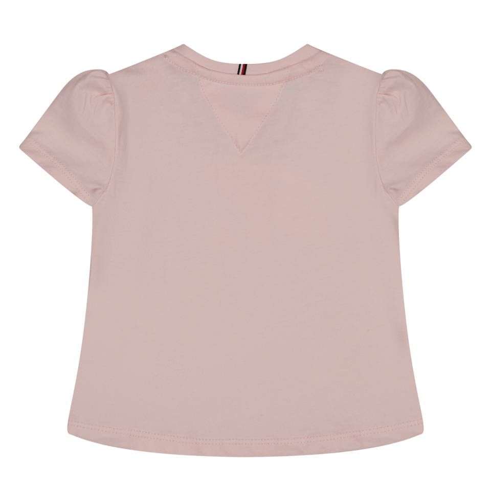 Tommy Hilfiger Baby Meisjes T-Shirt Licht Roze