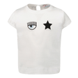 Chiara Ferragni Baby Meisjes T-Shirt Wit 9 mnd