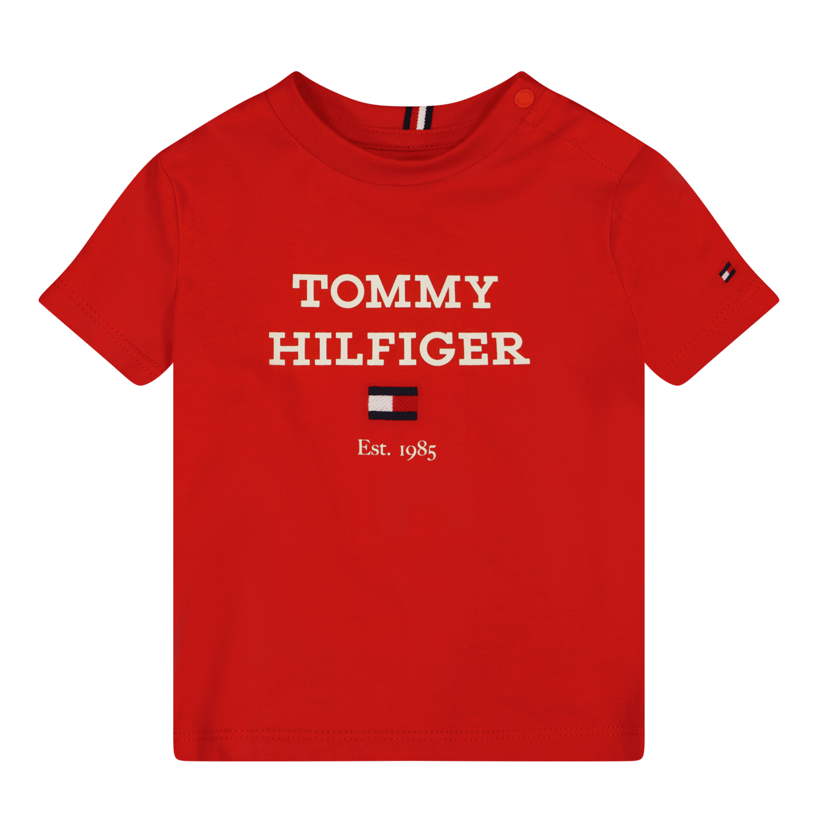 Tommy Hilfiger Baby Jongens T-Shirt Rood 74