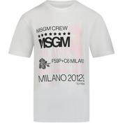 MSGM Children's T-Shirt White