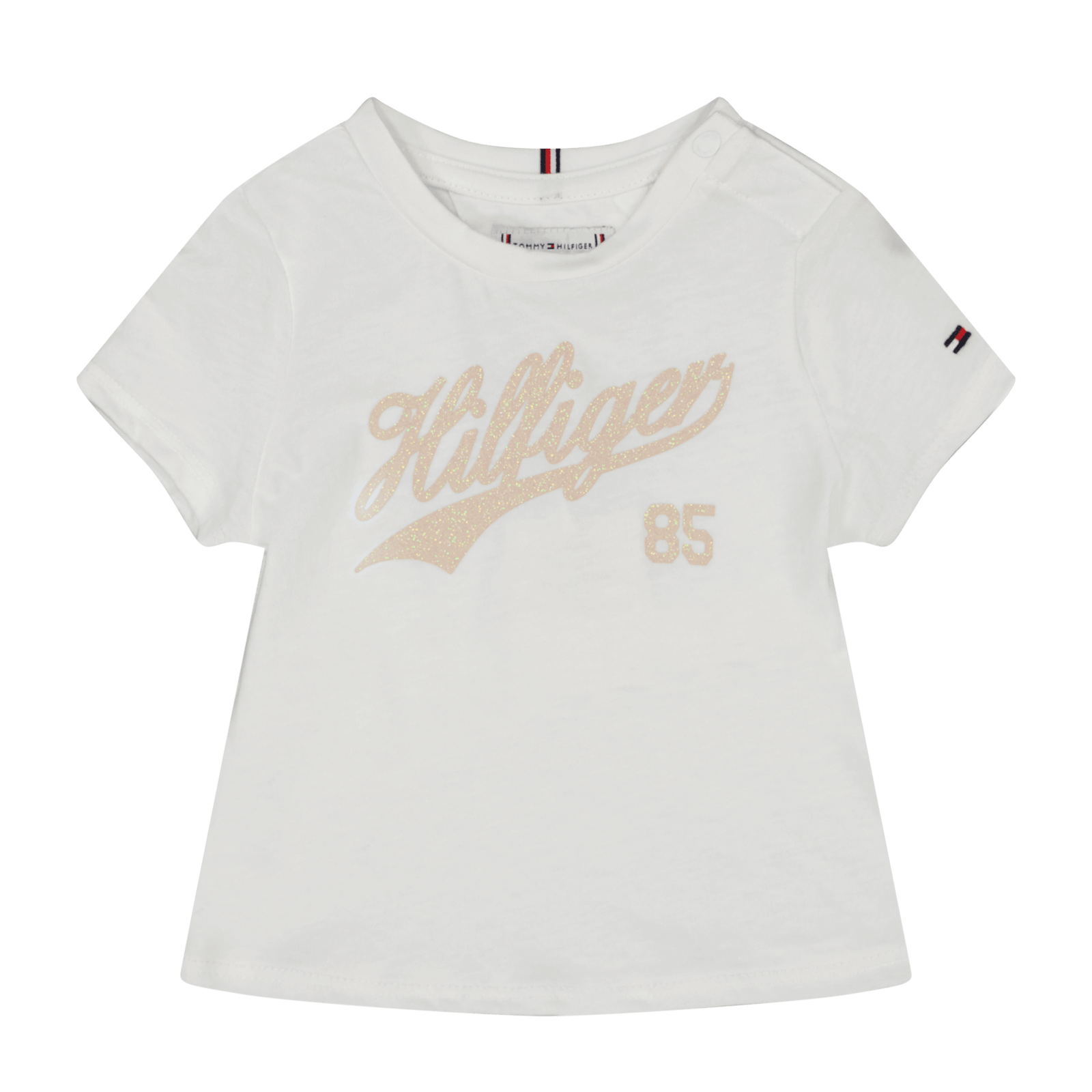 Tommy Hilfiger Baby Meisjes T-Shirt Wit 74