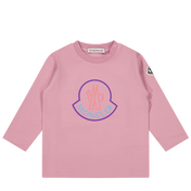 Moncler Baby Meisjes T-Shirt Roze
