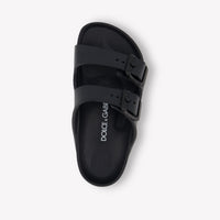 Dolce & Gabbana Jongens Slippers In Zwart
