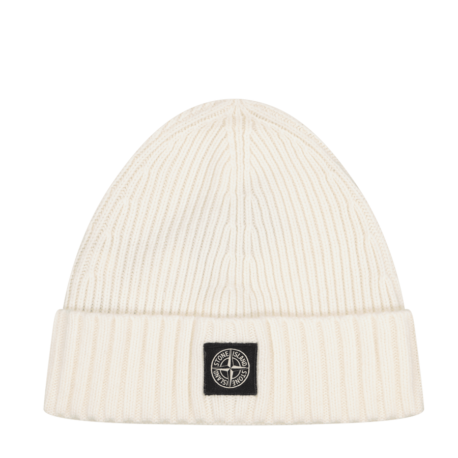 Stone Island Kinder Jongens Muts Off White