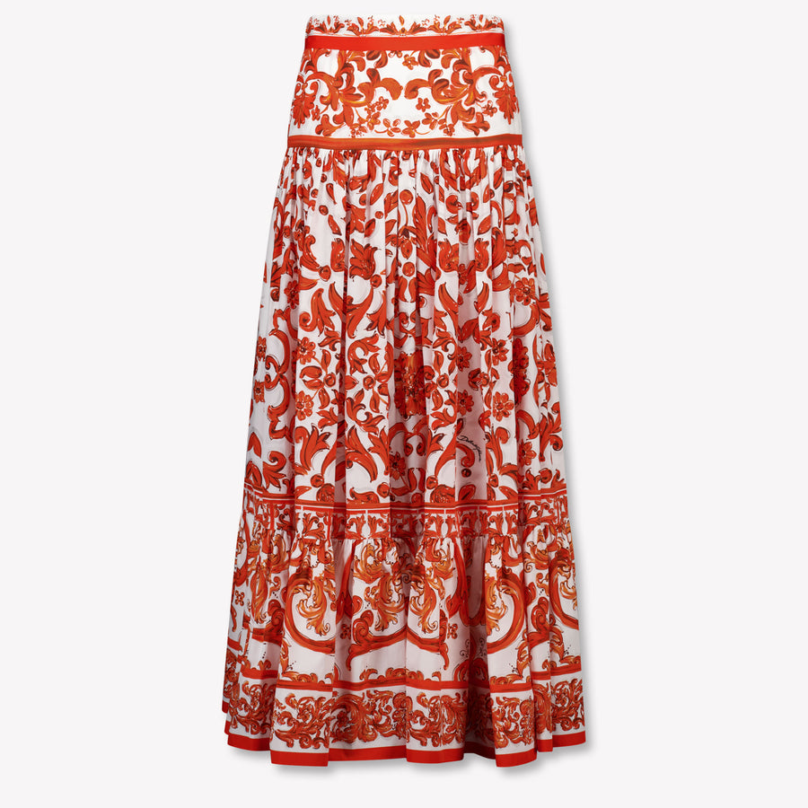 Dolce & Gabbana Kinder Meisjes Rokje In Oranje