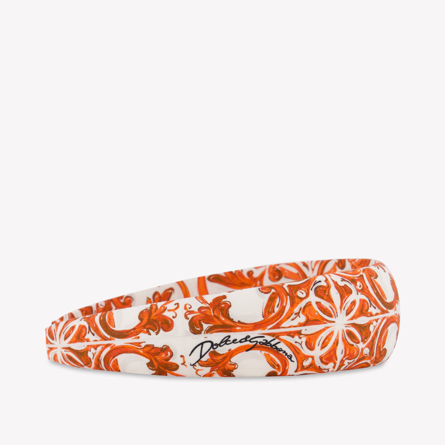 Dolce & Gabbana Kids Girls Accessory In Orange