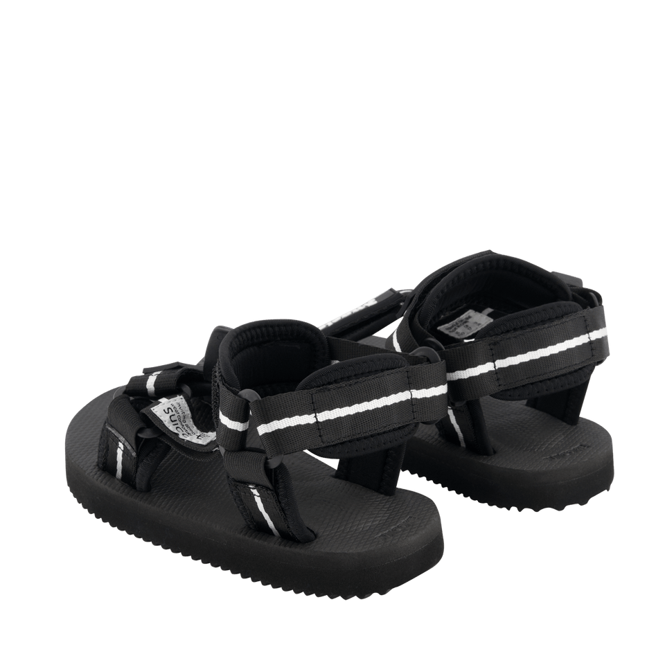 Palm Angels Kinder Jongens Sandalen Zwart