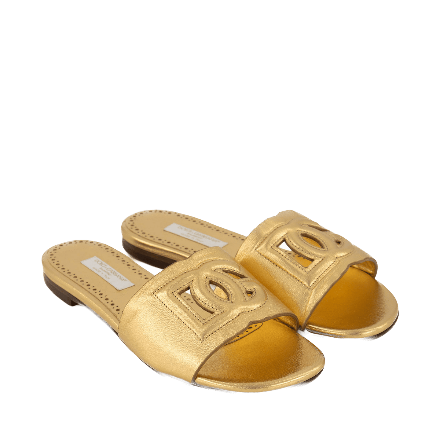 Dolce & Gabbana Kinder Meisjes Slippers Goud 28