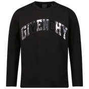 Givenchy Kids Girls T-Shirt Black