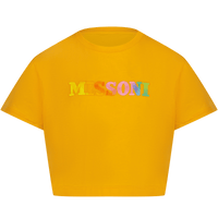 Missoni Kinder Meisjes T-Shirt Oranje 4Y