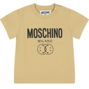 Moschino Baby Jongens T-Shirt Beige