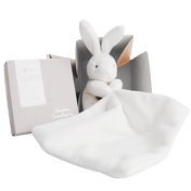 Doudou et Compagnie Baby Bunny+Doudou Wit