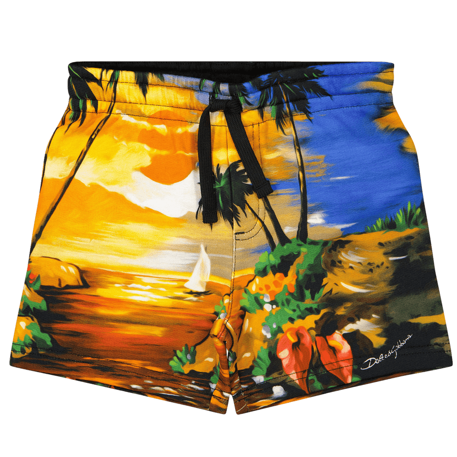 Dolce & Gabbana Baby Jongens Shorts Oranje