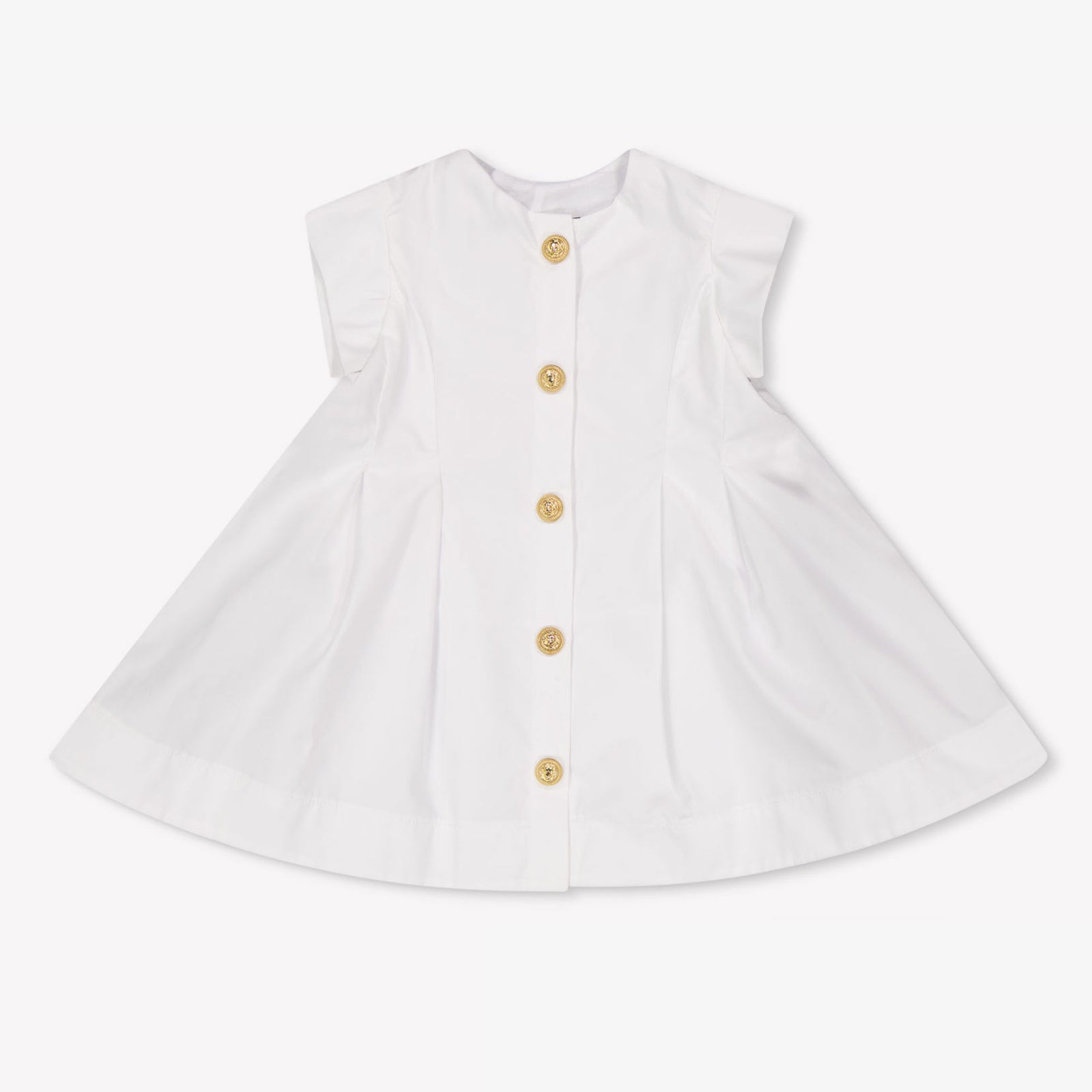 Balmain Baby Meisjes Jurk In Wit