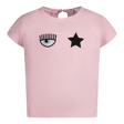 Chiara Ferragni Baby Meisjes T-Shirt Licht Roze 9 mnd