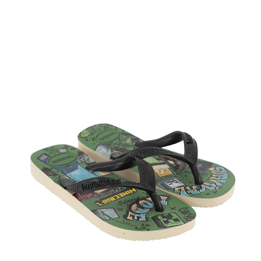 Havaianas Boys Slides Black