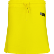 MSGM Kids Skirt Yellow