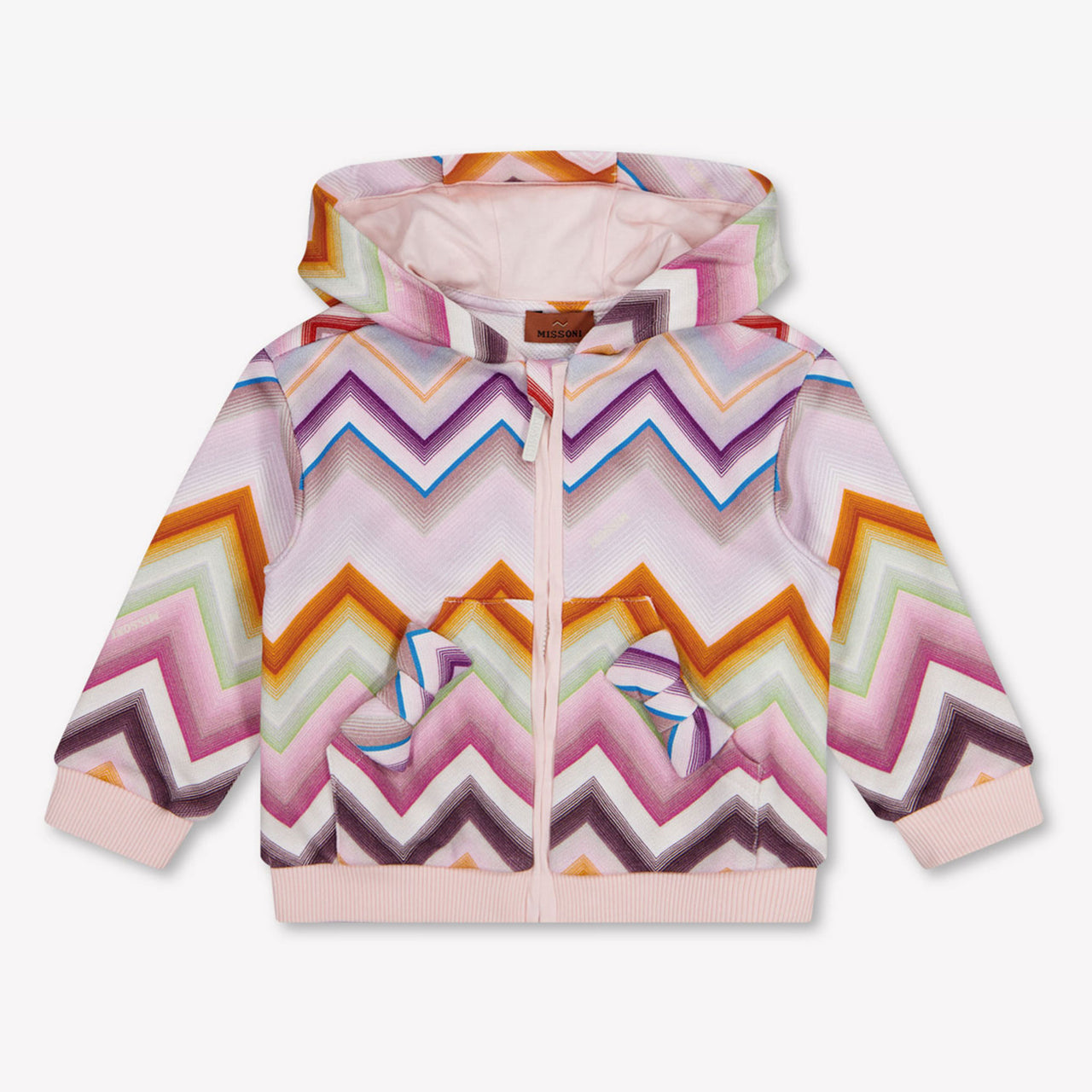 Missoni Baby Girls Cardigan In Light Pink