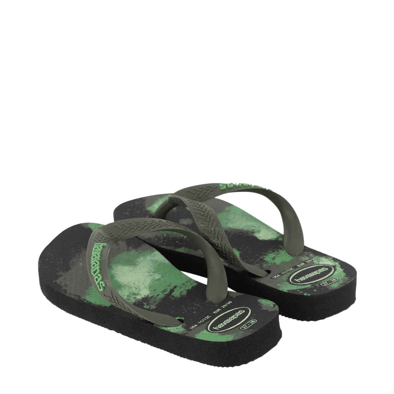 Havaianas Kinder Jongens Slippers Zwart