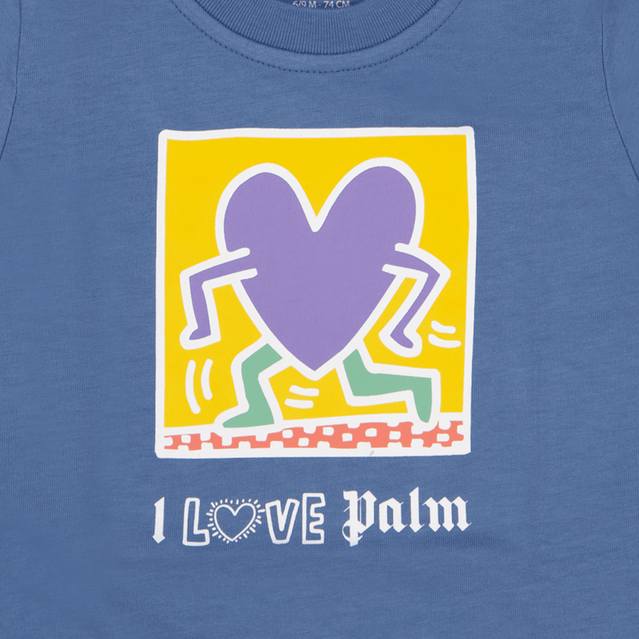 Palm Angels Baby Jongens T-Shirt Blauw