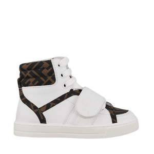 Fendi Kinder Unisex Sneakers Wit 23