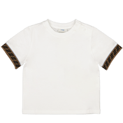Fendi Baby Unisex T-Shirt White