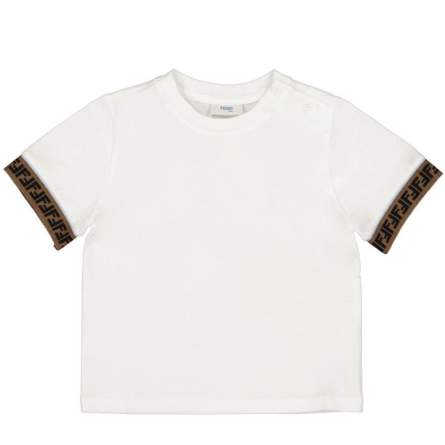 Fendi Baby Unisex T-Shirt White
