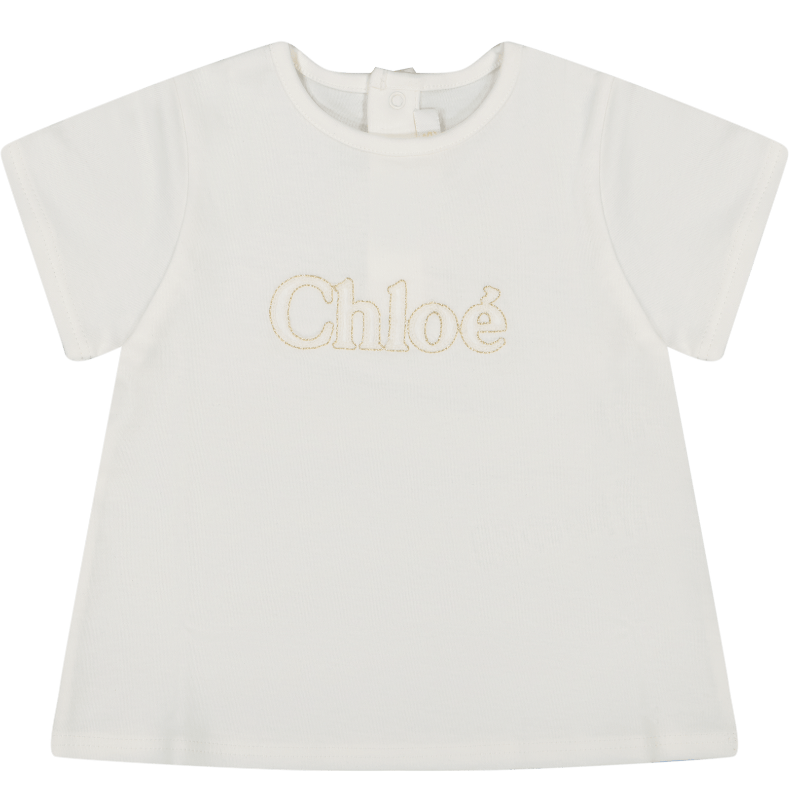 Chloe Baby Meisjes T-Shirt Off White 6 mnd