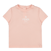 Fendi Baby Girls T-Shirt Light Pink