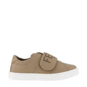 Fendi Kinder Unisex Sneakers Beige