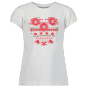 Mayoral Kids Girls T-Shirt Off White