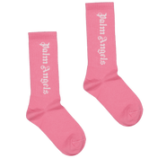 Palm Angels Children's girls socks Light Pink