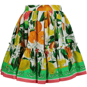 Dolce & Gabbana Kids Skirt Green