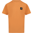 Stone Island Kinder Jongens T-Shirt Zalm 2Y