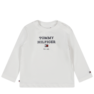 Tommy Hilfiger Baby Unisex T-Shirt Wit 62